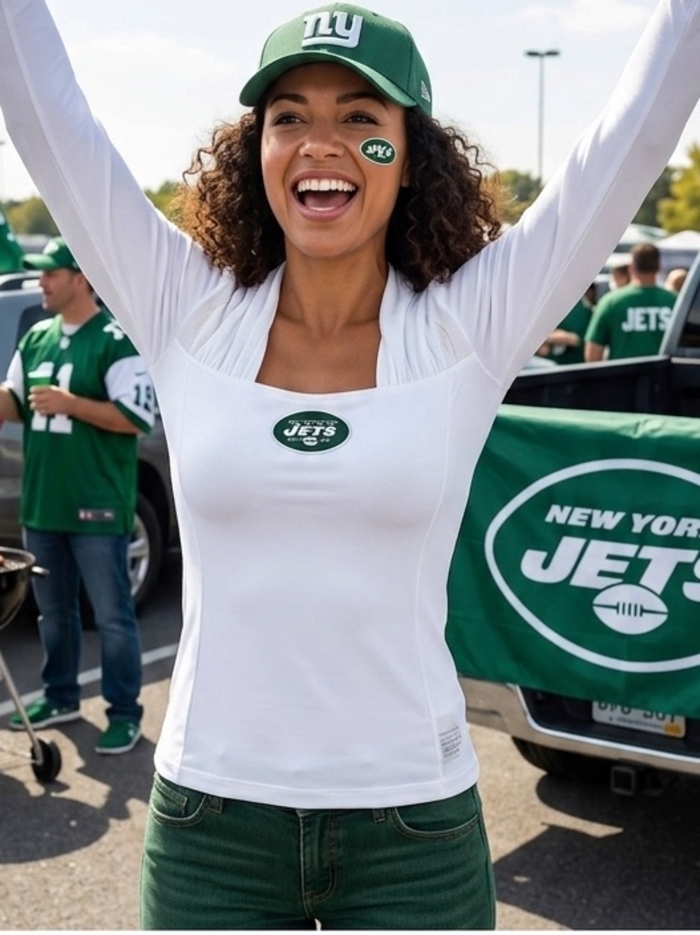 Official New York JETS NFL All Sport Couture Apparel NEW!